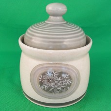 Royal Doulton Earth Flower Covered Sugar 5" tall