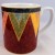 Royal Doulton Japora Red Triangle Mug 3.7" tall