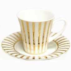 Royal Doulton Jive Gold Cup & Saucer