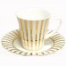 Royal Doulton Jive Gold Cup & Saucer