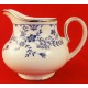 Royal Doulton Sapphire Blossom Creamer 4" tall