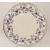 Royal Doulton Sapphire Blossom Dinner 10.75" Platinum Band