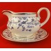 Royal Doulton Sapphire Blossom Gravy Boat & Stand
