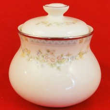Royal Doulton Stephanie Covered Sugar 4" tall