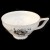 ROYAL TETTAU dinnerware Black & Grey Flowers Tea Cup