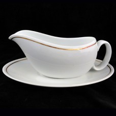 Royal Worcester Meredith Gravy Boat & Stand