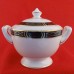 Royal Worcester Mountbatten Black Covered Sugar Bowl