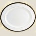 Royal Worcester Mountbatten Black Platter 15.5" long