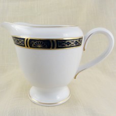 Royal Worcester Mountbatten Cobalt Creamer 4" tall