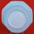 Royal Worcester Origami Luncheon Plate Light Blue