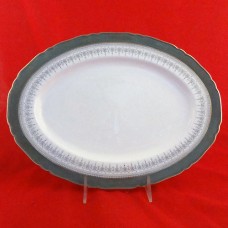 Royal Worcester Regency Green and Grey Platter 