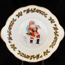 SANTA by Rosina-Queen's Cake Plate 10" diameter