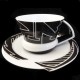 SGRAFFITO B & W by Dorothy Hafner Rosenthal Cup & Saucer