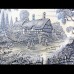 SHAKESPEARE'S COUNTRY Blue by Ridgway Round Open Vegetable