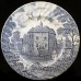 SHAKESPEARE'S COUNTRY Blue by Ridgway Round Open Vegetable