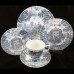 SHAKESPEARE'S COUNTRY Blue by Ridgway Tea Cup & Saucer
