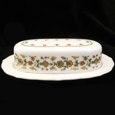 SHENANDOAH by Sango Covered Butter Dish 6" long