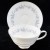 SILVER LEA by Royal Tuscan Tea Cup & Saucer 