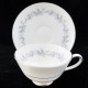 SILVER LEA by Royal Tuscan Tea Cup & Saucer 