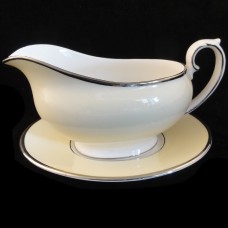 SILVER MOON by Royal Grafton Gravy Boat & Stand SILVER MOON by Royal Grafton Gravy Boat & Stand