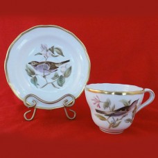 Spode Audubon Birds Bullock's Oriole Cup & Sparrow Saucer