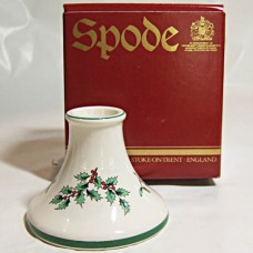 Spode Christmas Tree Candle Holder 2.75" tall BOXED SET OF 2