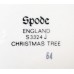 Spode Christmas Tree Covered Mug & Saucer Set 5.25" tall