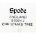 Spode Christmas Tree Covered Mug & Saucer Set 5.25" tall