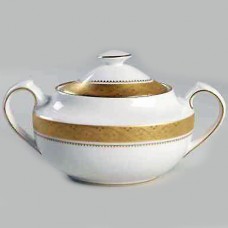 Spode Mandarin Gold Covered Sugar Bowl