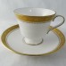 Spode Mandarin Gold Cup & Saucer 3" tall