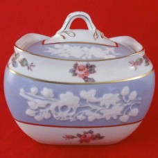 Spode Maritime Rose Covered Sugar 4 inches tall
