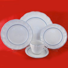 Spode Marlborough Blue 5pc Place Setting