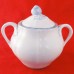 Spode Marlborough Blue Covered Sugar 4 inches tall