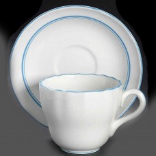 Spode Marlborough Blue Cup & Saucer