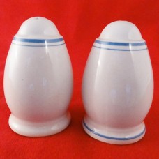 Spode Marlborough Blue Salt & Pepper Shakers
