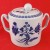 Spode Palace Garden Covered Sugar Bowl 4.75" tall