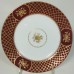 Spode Viscount Crimson Salad Plate 8" diameter