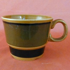 Stavangerflint Bilde/Amber Cup 2.2 inches tall