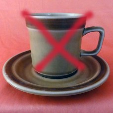 Stavangerflint Finse Saucer 5.25 inches diameter