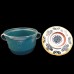 Stavangerflint Kon-Tiki Covered Casserole 9.5" crazed lid