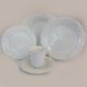 Tirschenreuth Baroness White 5pc Place Setting