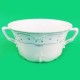 Tirschenreuth Fleur de Lis Cream Soup Cup 2.3" tall