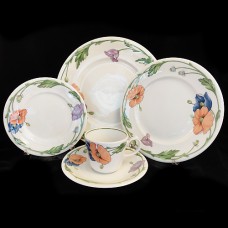 Villeroy & Boch AMAPOLA 5 Piece Place Setting NEW NEVER USED Made in Germany