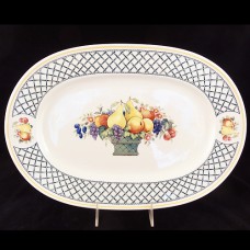 Villeroy & Boch BASKET Oval Platter 16.25" NEW Germany Villeroy & Boch BASKET Oval Platter 16.25" NEW Germany