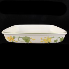 Villeroy & Boch GERANIUM Lasagna Dish 9.6" NEW