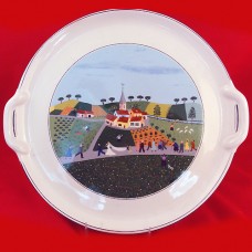 Villeroy & Boch NAIF DESIGN Round Cake Plate, 11.5"