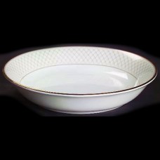 Waterford Crosshaven Gold Soup Cereal 8 in diameter