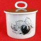BLACK FRUIT by Wedgwood Covered Sugar Bowl 3.5" tall