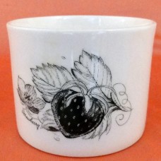 BLACK FRUIT by Wedgwood Open Sugar Bowl 3.5" tall