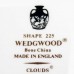 Wedgwood Clouds Blue Bread & Butter Plate
